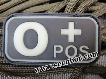 Blood Group Badge Patch Velcro, PBV043