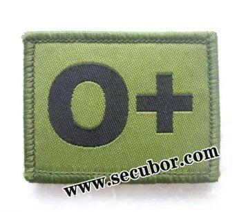 3D soft Rubber Patch velcro backing, PBV047